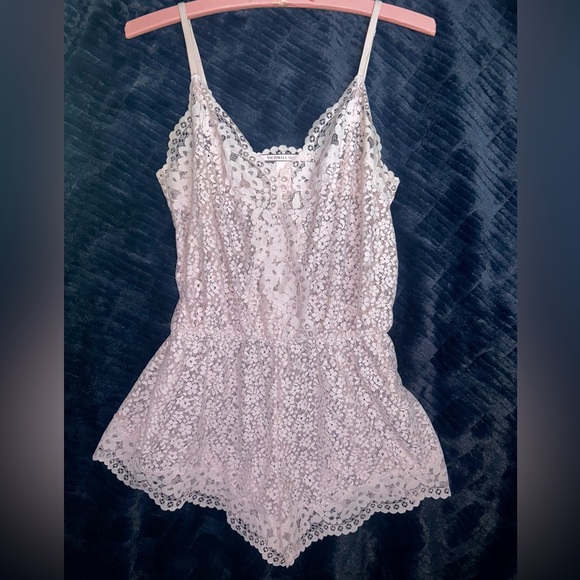 NWOT Victoria's Secret Body by Victoria Lace Romper - Picture 2 of 11